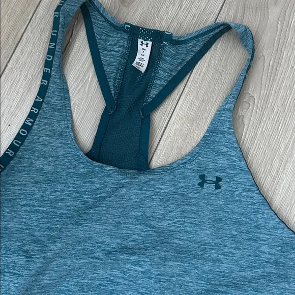 Under Armour Blue Racerback Tank - Picture 2 of 3